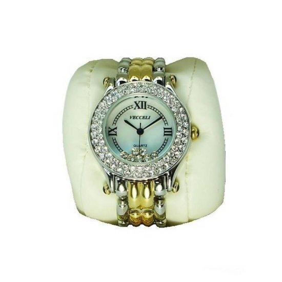 Watch with Crystals in Gorgeous Ceramic Box - Click Image to Close