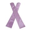 Gloves Lavender Satin Long and Glamorous
