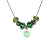 Beaded Necklace Green Fairy Enchantment
