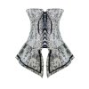 Corset Silver Jumper in Shimmering Rose Fabric