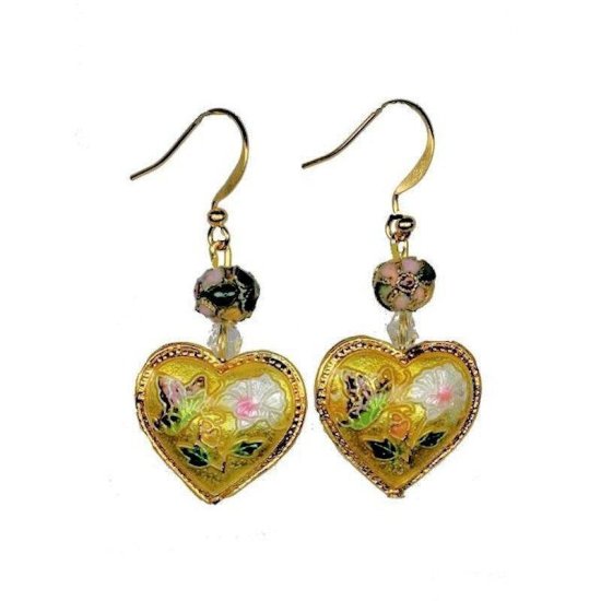 Earrings Enchanted Hearts - Click Image to Close