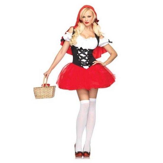 Costume Ravishing Red Riding Hood for Halloween - Click Image to Close