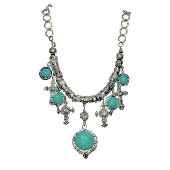 Necklace Turquoise Indian Princess - Click Image to Close