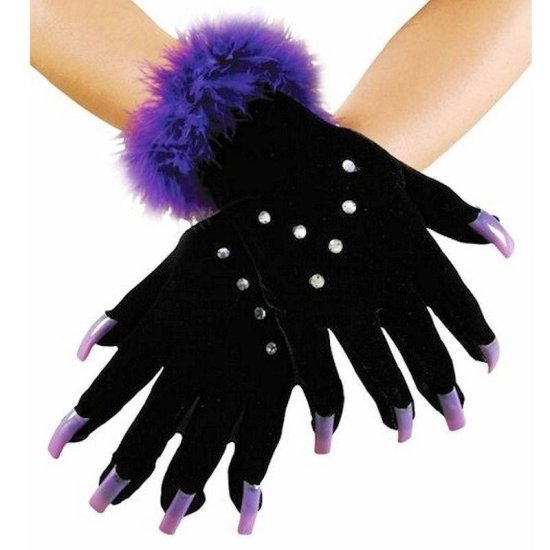 Gloves Halloween Sparkle - Click Image to Close