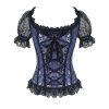 Corset Blue with Sleeves