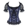 Corset Blue with Sleeves