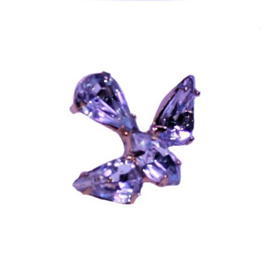 Lapel Pin Crystal Dove with Austrian Crystals - Click Image to Close