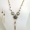 Jewelry Set Victorian Elegance Necklace and Earrings