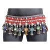 Belly Dance Tribal Belt Afghan Style with Charms