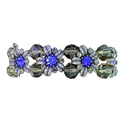 Bracelet Blue Flower Delight