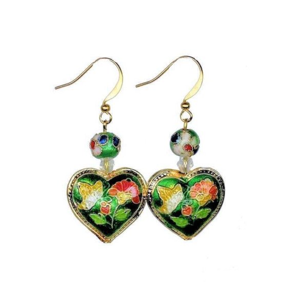 Earrings Enchanted Hearts - Click Image to Close