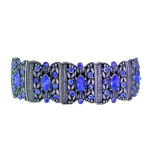 Bracelet Blue Royal Magnificence Stretch - Click Image to Close