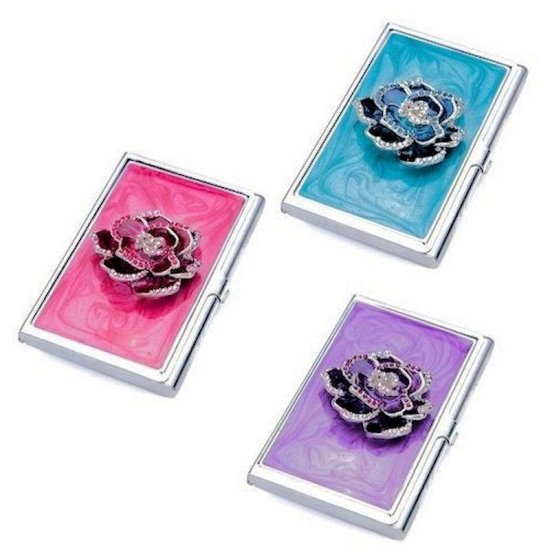 Metal Wallet Enchanted Rose - Click Image to Close