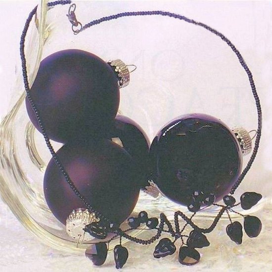 Pendant Necklace Midnight Berry - Click Image to Close