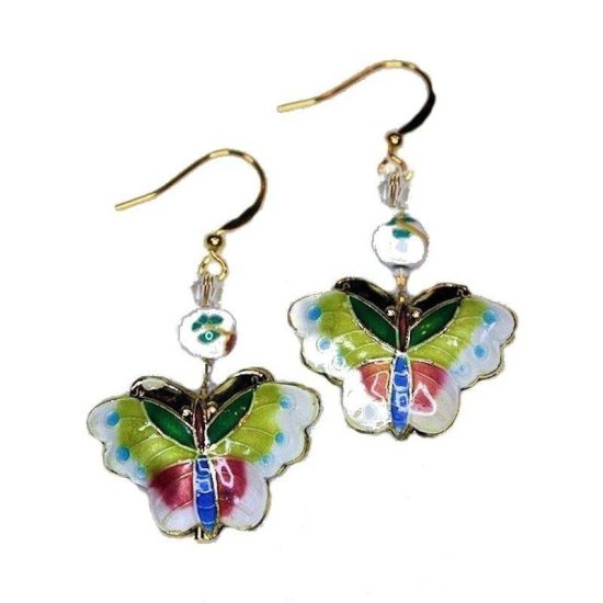 Earrings Butterfly Delight - Click Image to Close