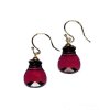 Earrings Crystal Cranberry Drop