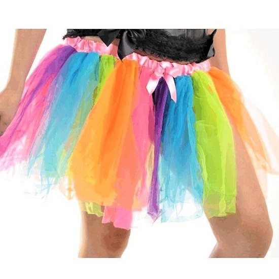 Skirt for an Enchanted Fairy in Multicolored Design - Click Image to Close