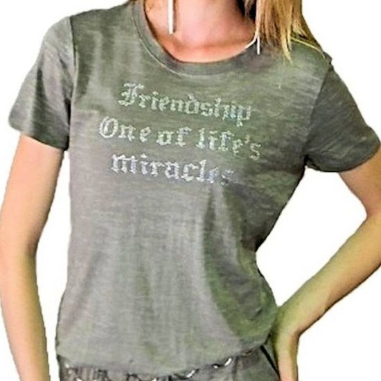 T-Shirt Rhinestone Friendship by Sabrina Barnett - Click Image to Close