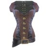 Steel Boned Steam Punk Corset Brown Also Plus Sizes