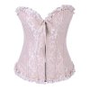 Bridal Corset Ivory with Front Zipper