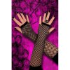 Gloves Finger-less Fish Net Long for Your Costume