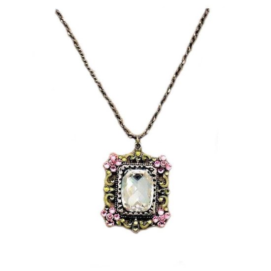 Pendant Necklace Crystal Reflection - Click Image to Close