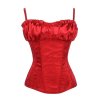 Corset Red with Padded Bodice