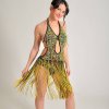 Belly Dance Beaded Tribal Dancer Dress