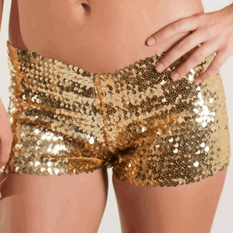 Shorts Sequin Stretch for Your Dance Costume - Click Image to Close