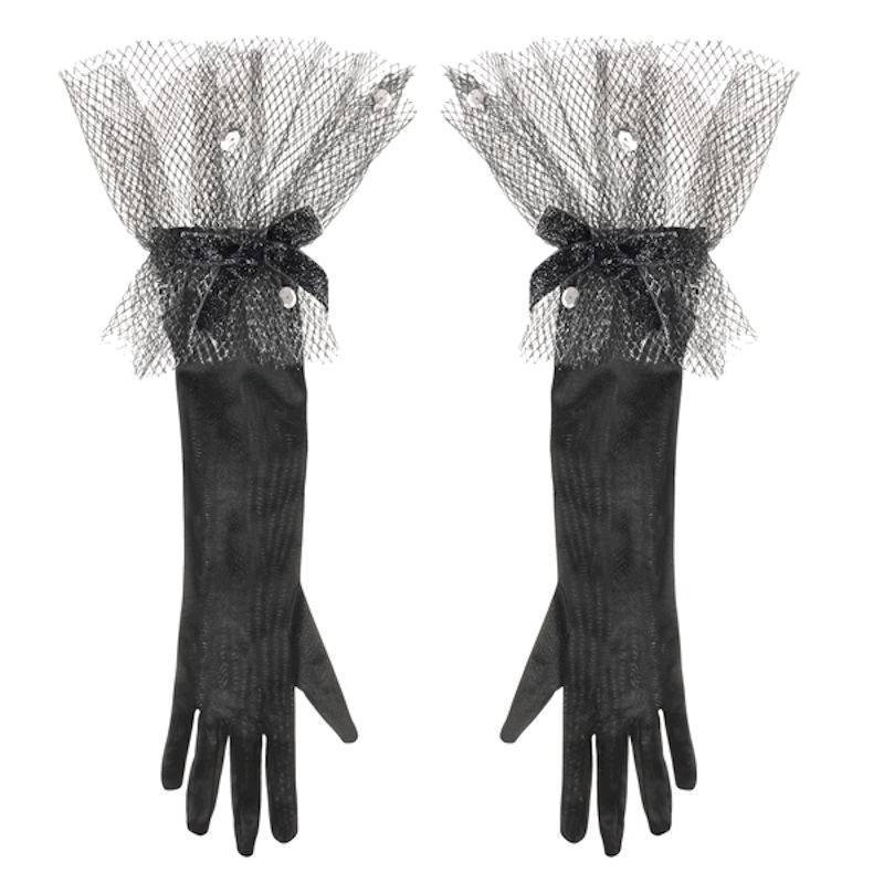 elegant long gloves