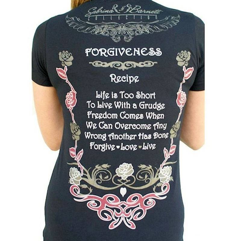 T-Shirt Forgiveness by Sabrina Barnett - Click Image to Close