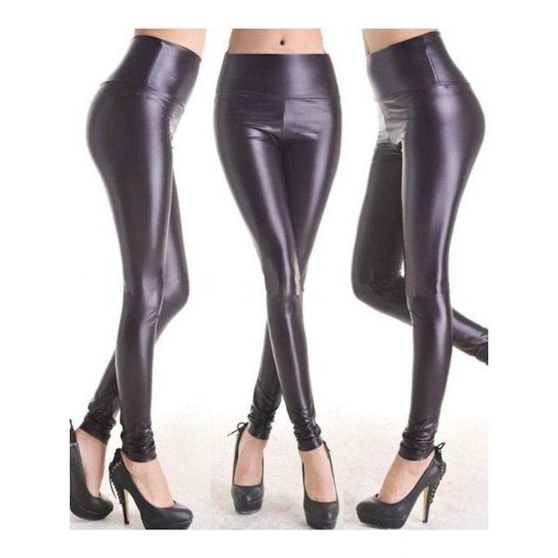 Leggings Stretch Pants in Black or Red - Click Image to Close