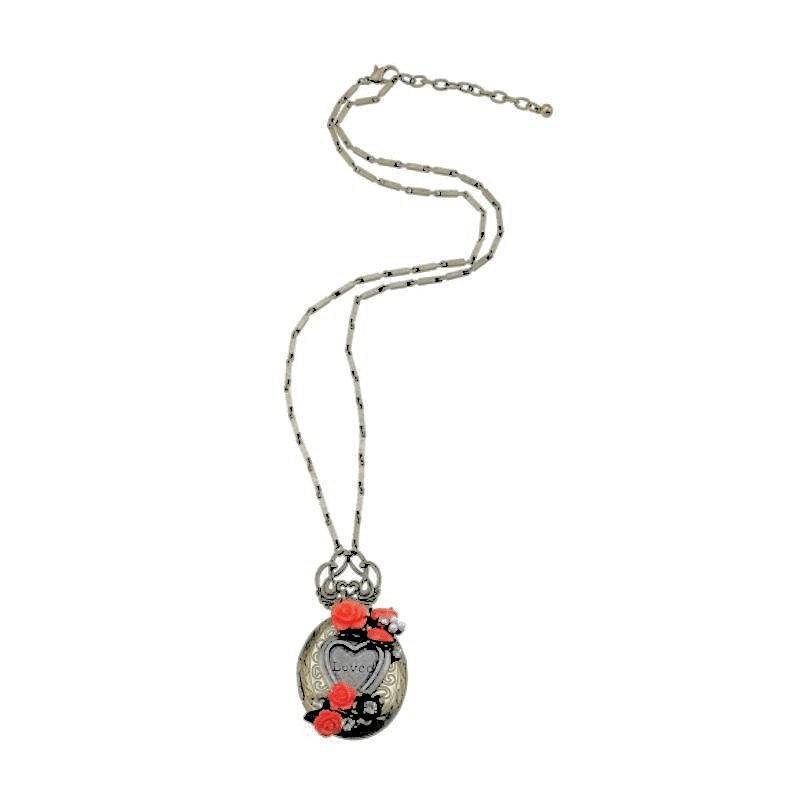 Pendant Necklace Love Charm Locket - Click Image to Close